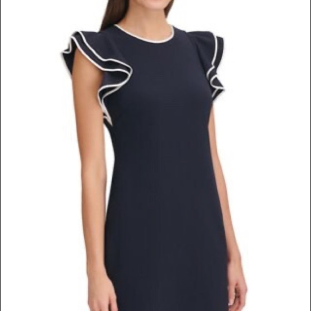 🖤Tommy Hilfiger Ruffle Sleeve Dress